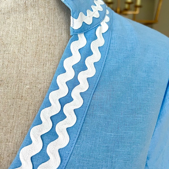 NWT Sail to Sable Ric Rac Dress Size: Small Color: Placid - Picture 2 of 3